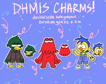Don’t Hug Me I’m Scared Holographic Keychains