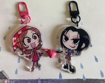 Nana Heart Clasp Keychains