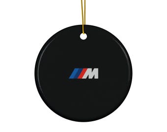 BMW Related Gifts, BMW Inspired Ceramic Ornament, BMW Christmas Ornament, Bmw M, Bmw Inspired Ornament, Version 1 Ornament