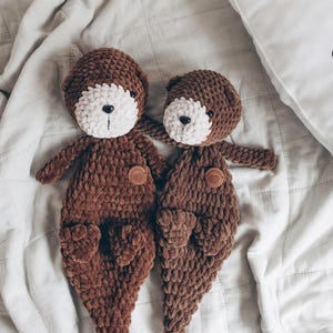 Gehaakte Snuggler Otter Lovey: zacht knuffeldier