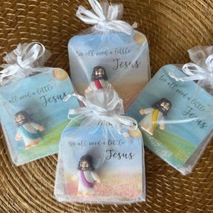 Lilla Jesus-fickort, trospåminnelse med miniatyrfigur
