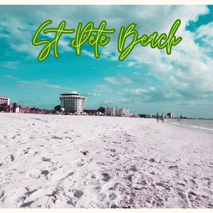 St Pete Beach, Florida Photo in 7 X 5 format available for instant digital download and perfect to print as a greeting card or postcard.