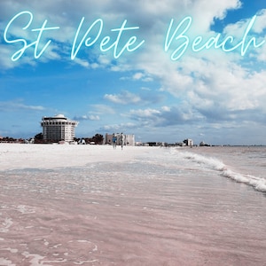 St Pete Beach, Florida Photo in 7 X 5 format available for instant digital download and perfect to print as a greeting card or postcard.