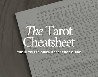 The Tarot Cheat Sheet