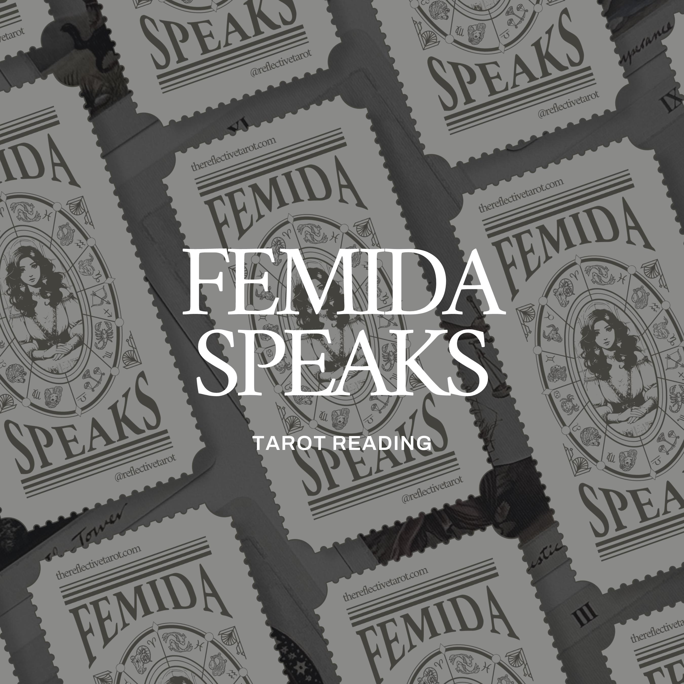 Femida Speaks Digital Tarot Card Reading