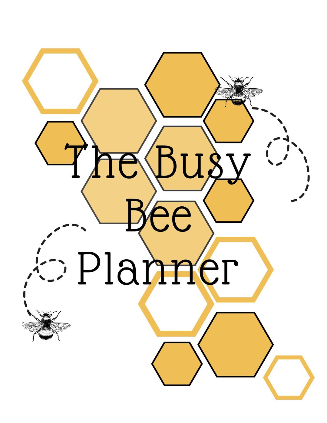 The Busy Bee Planner Digital Download Etsy