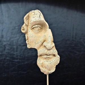 Decorative Marcus Aurelius Roman Emperor Bust Sculpture, Stoic Philosopher Statue, Vintage Style Home and Office Decor Gift