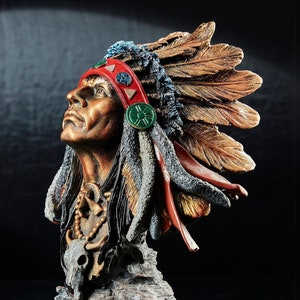 Native warrior statue - Etsy 日本