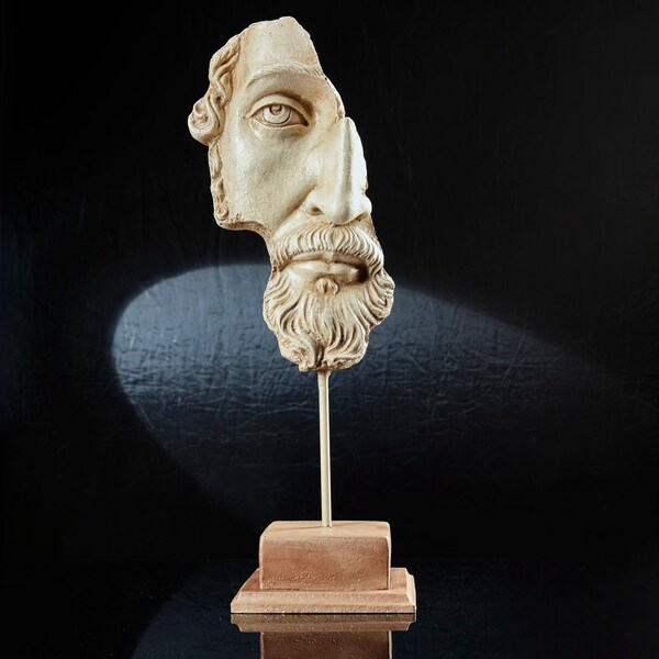 Dekorative Marko Aurelius Büste Statue, Skulptur des stoischen Philosophen Römischer Kaiser, Haus und Büro Dekor Vintage Stil Geschenk