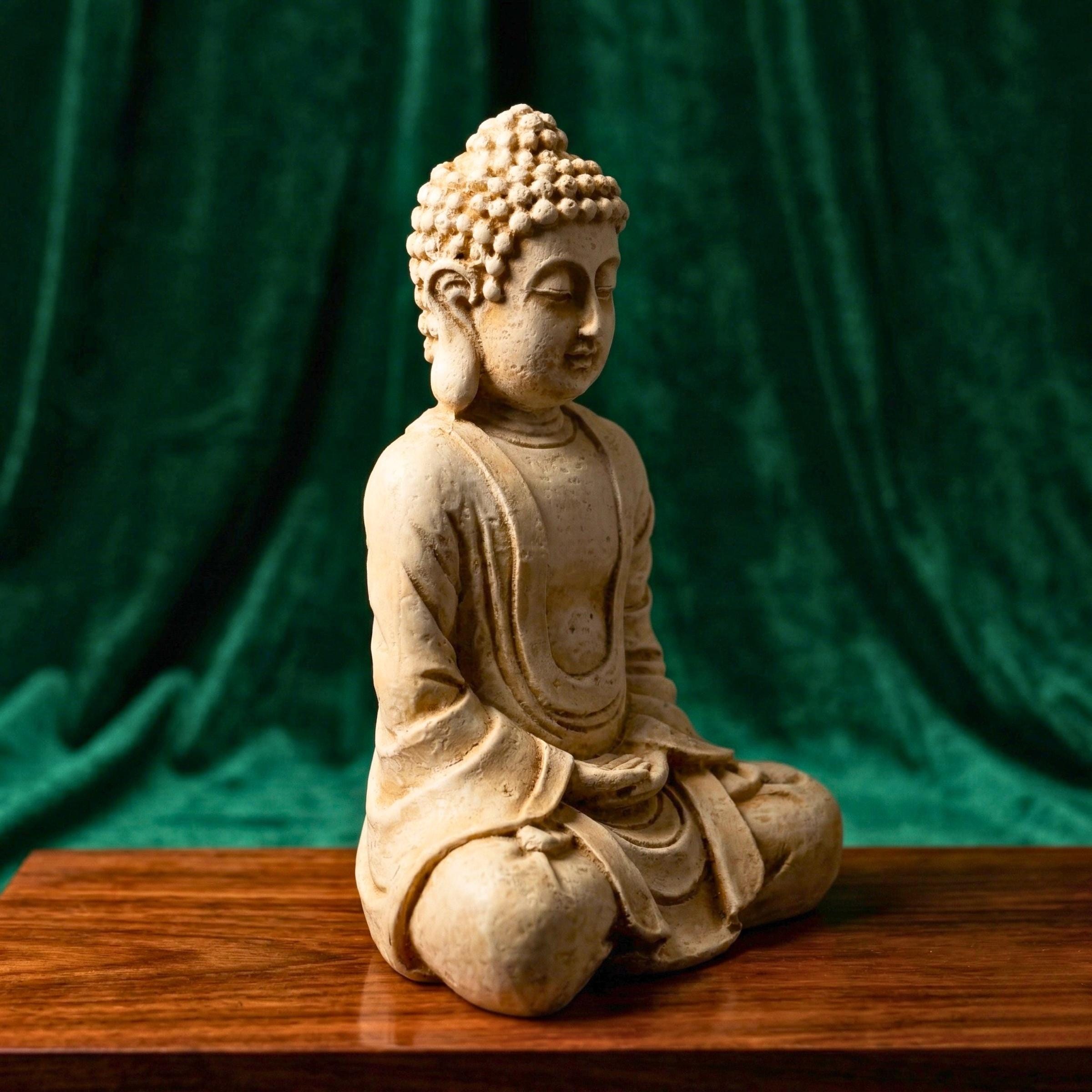 Statua Buddha Vintage Per Giardino - Arredamento Interno/Esterno - Stile Zen