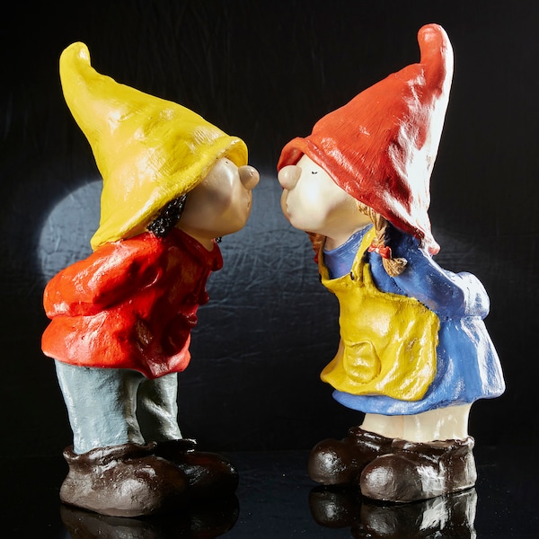 Dear Gnomes Garden Decor Statues, Large Dwarves Yard Art Sculptures, Decorative Gift Objects for Outdoor or Backyard