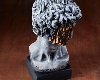 ミケランジェロのダビデ像：ポップアートモザイク彫刻、ホームオフィス