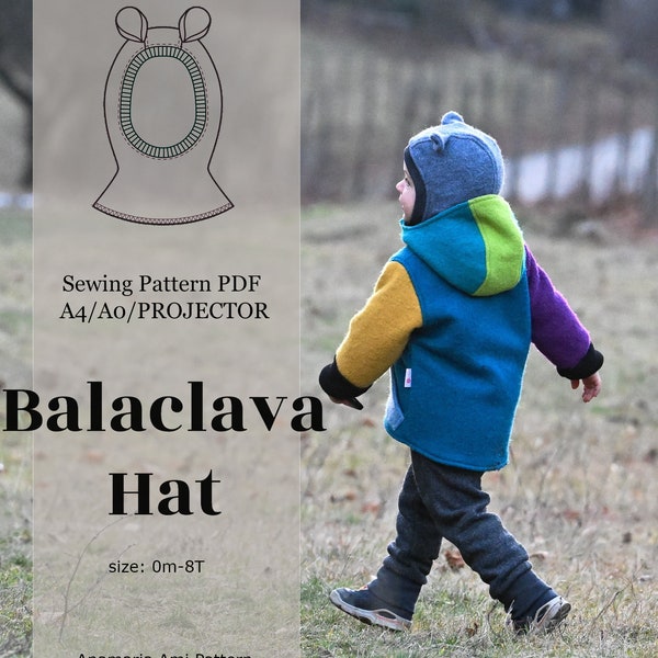 Balaclava Hood Pdf Sewing Pattern Etsy