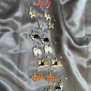 Dog Dangle/Drop Earrings