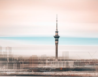 Fine Art Photography Download - City In Motion - Auckland NZ - Wall Art Landscape Fine Art Photo Home Décor Limited Edition