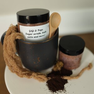 Chocolate Mint Coffee Sugar Scrub