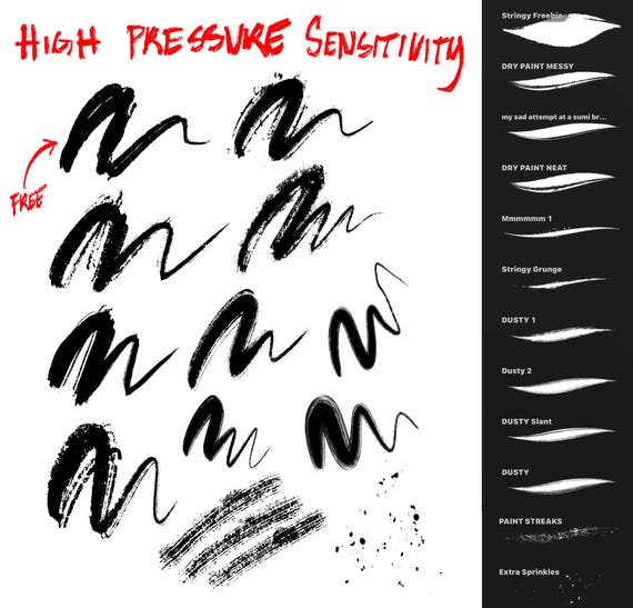 STRINGY BRUSHES PROCREATE