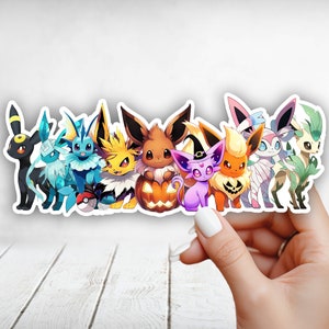 Pokemon Eevee Eeveelutions Carabiner Water Bottle