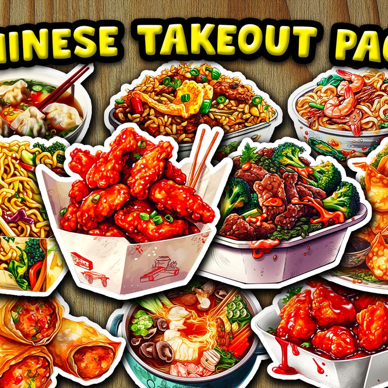 Chinese Stickers - Etsy