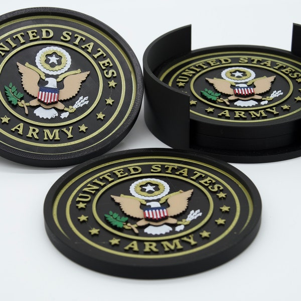 The Military branches drink coaster series