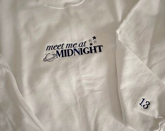 Meet Me at Midnight Taylor Swift 13 Tour de Eras de Sudaderas Teen Back to School