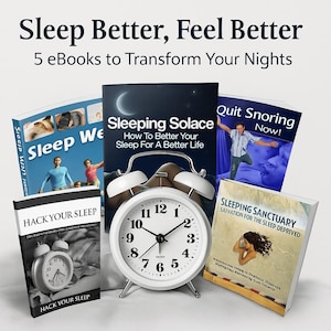 Unlock the Health Secrets to a Better Nights Sleep – All in One Bundle!