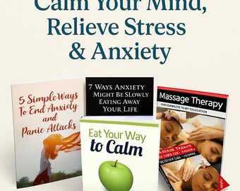 Stress & Anxiety Relief eBook Bundle: 5 Guides + Bonus