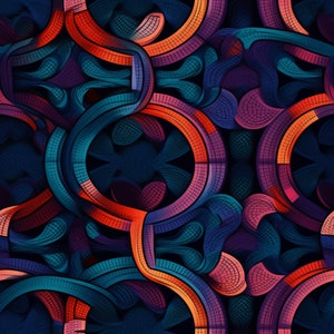 Geometriskt Torus Sömlöst Mönster