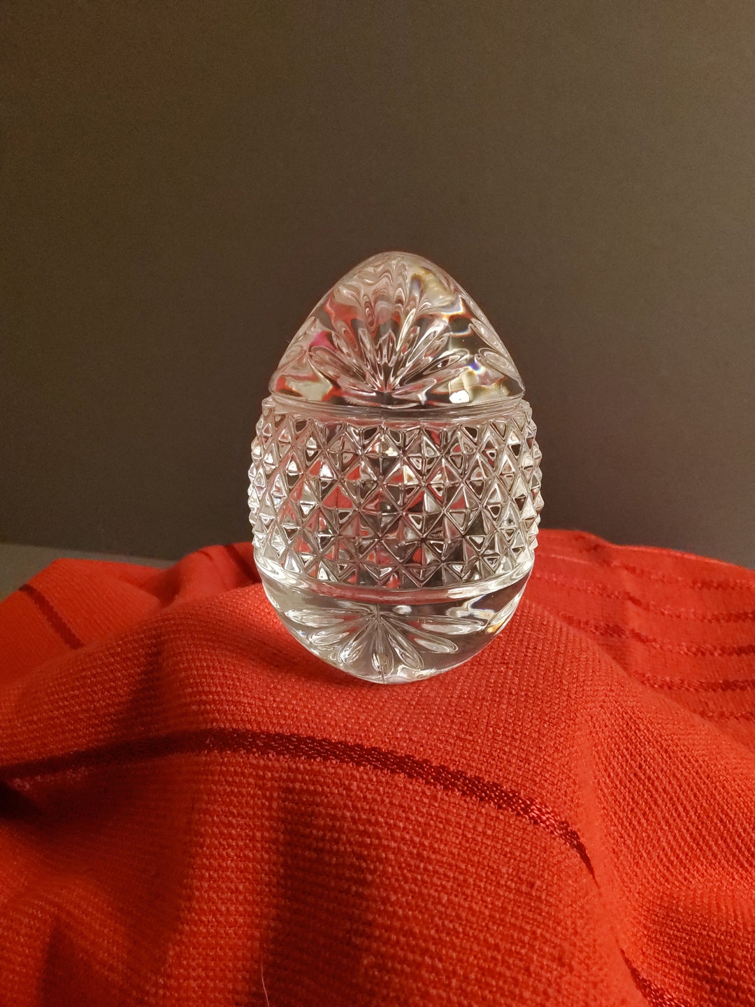 Crystal Egg Paperweight Made in France - Etsy