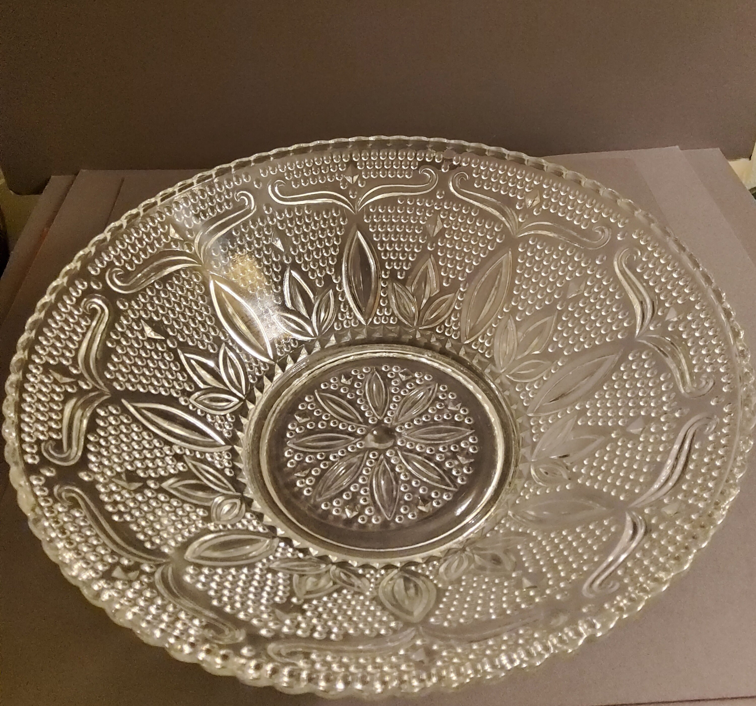 Federal Glass Heritage Pattern Hobnail Beaded Bowl - Etsy