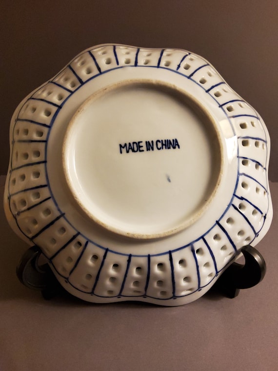 中国の青と白の手描き磁器ボウル - Etsy 日本