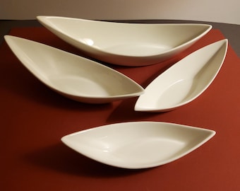 Ikea 365+ Susan Pryke Set of Four White Bowls Turkey (2767) - Etsy