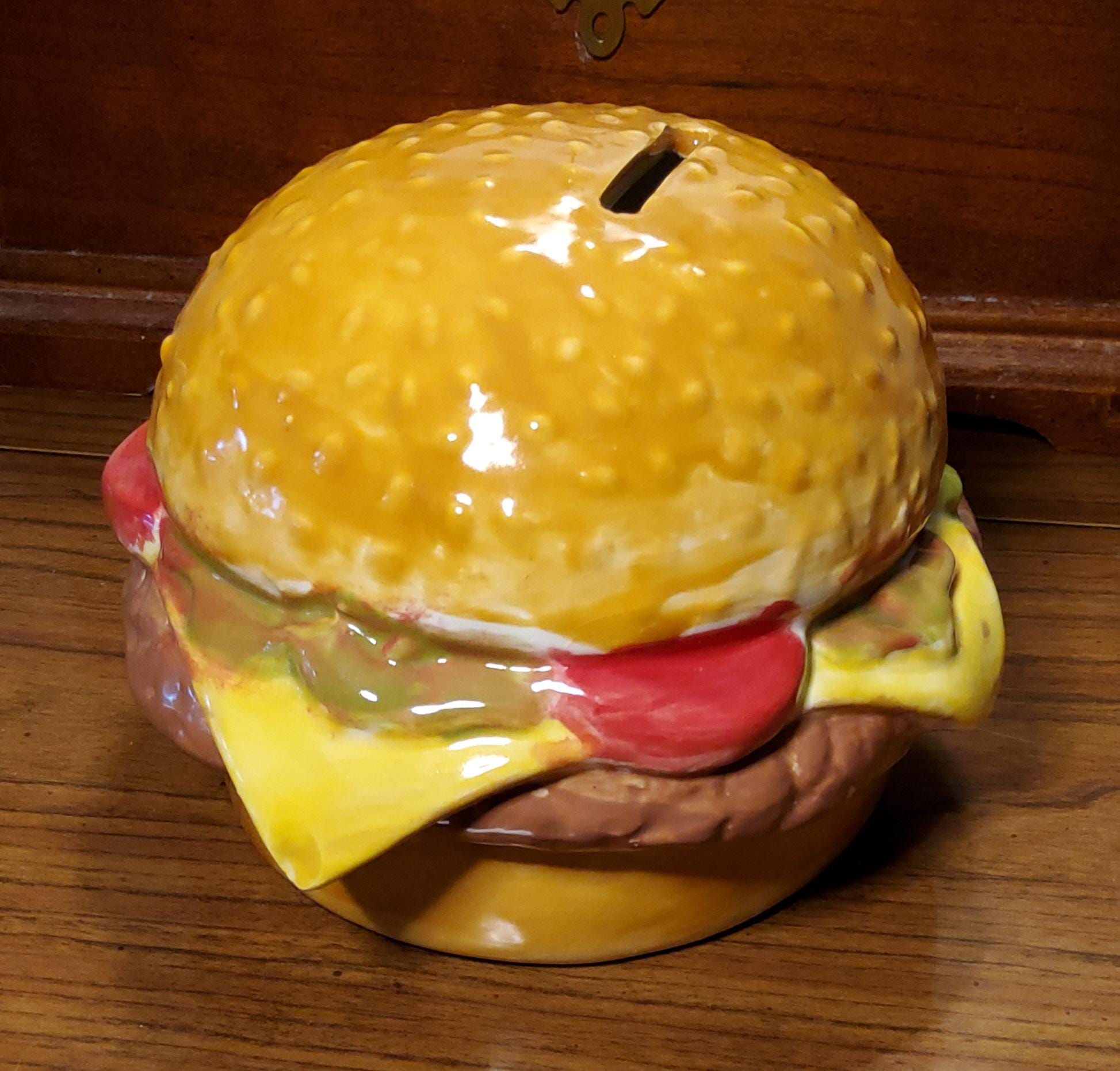 Vintage Ceramic Hamburger - Etsy