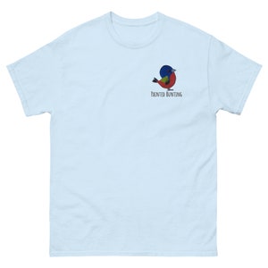 Painted Bunting Classic T Shirt, Colorful Bird Shirt, Bunting Shirt