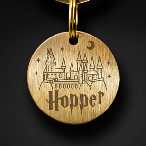 Potter Dog Tag Etsy
