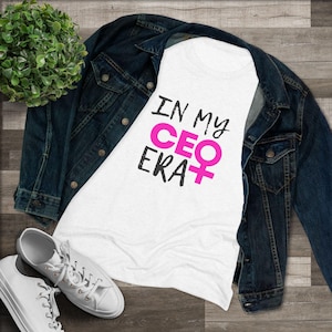Empowerment Chefinnen-T-Shirt, Chefin Shirt, Girl Power T-Shirt, feministisches Top, Führung Zitat Kleid