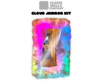 Cloud Mirror Kit | Quick & Easy - Cloud Panels - Glowing Mirror - Tik Tok Cloud Ceiling For Your Mirror