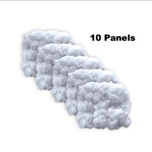 Cloud Ceiling Kit Acoustic 3D wall panels Game room Storm LED cloud Sound absorbing & Stage Back drop 10 panels image 5