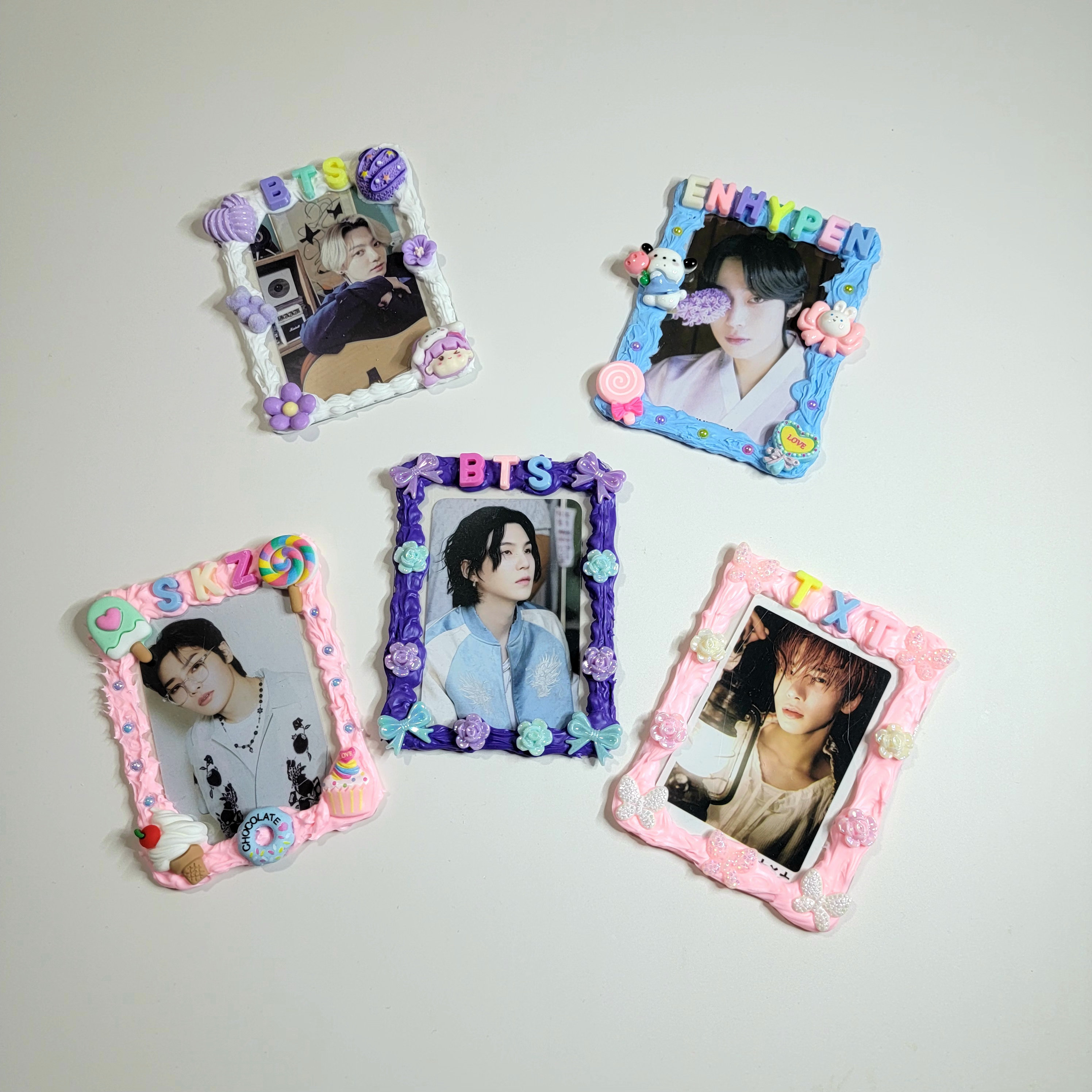 Handmade Decoden Photocard Holder, Kpop Toploader - Etsy
