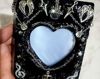 Cute Kpop Decoden Photocard Book Binder/Decorated PC binder/ Kpop Collect Book/Gift for Kpop fans/ Photocard Binder/ Kpop Photocard album