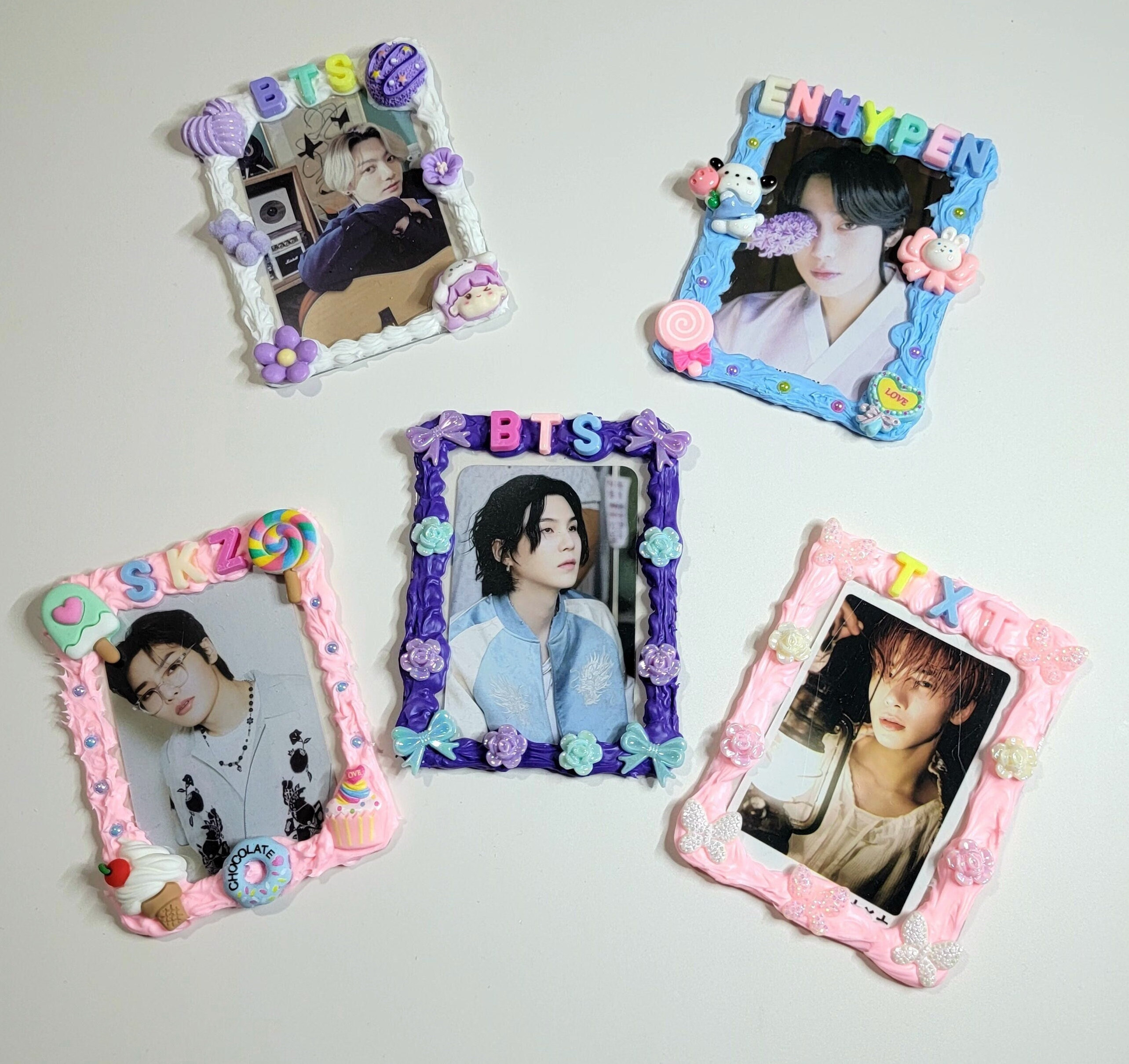 Handmade Decoden Photocard Holder, Kpop Toploader - Etsy