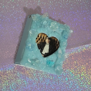 Unique Resin Charm Kpop Photocard Binder for Collecting and Storing PCs. Handmade.
