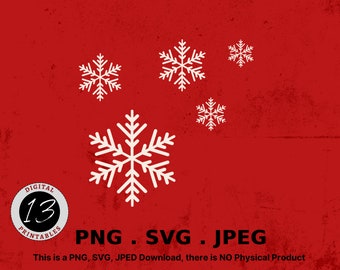 Schneeflocken SVG, blaue Schneeflocken SVG, Sublimation SVG, Schneeflocke geschnitten Dateien, Schneeflocken digitaler Download, Silhouette svg, digitales Design