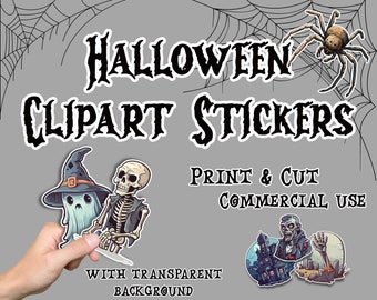 Halloween Bundle PNG Sticker | Sticker Cricut | Printable Sticker | Sticker PNG Bundle | Halloween Sticker | Halloween | Stickers | Cricut