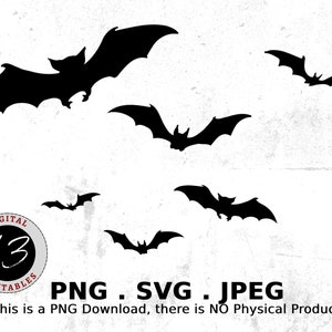 Halloween Bats svg, Spooky Bats svg, Bats bundle svg, Halloween Design svg, Fall Clipart png, Halloween Bats png, Bats Clipart png,Halloween