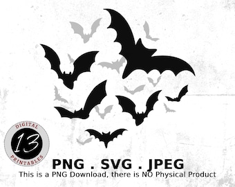 Halloween Bats svg, Spooky Bats svg, Bats bundle svg, Halloween Design svg, Fall Clipart png, Halloween Bats png, Bats Clipart png,Halloween