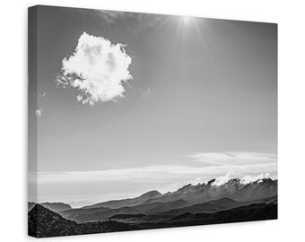 1 klik 2 laat - Mount Charleston - Nevada Fine Art - Canvas Wall Art - Photo Home Decor - Berglandschap - Interieur Design Matte