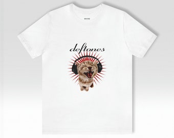 Deftones Cat Shirt for Deftones Fan Meme Cat Shirt