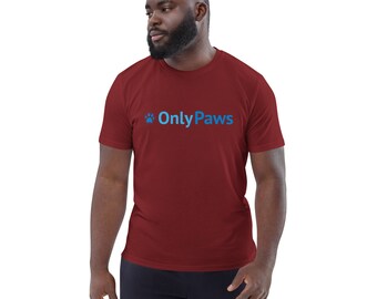 Only Paws Camiseta unisex de algodón orgánico