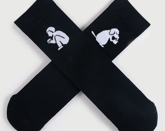 Calcetines divertidos para perros: a juego con tu dueño y tu mascota, regalo de San Valentín